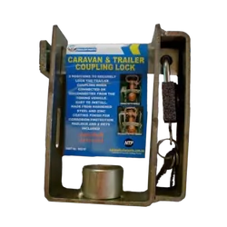 Mister Hitches Trailer Coupling Lock, Two Way Use, w/ Padlock (Ntp)