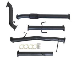 Mitsubishi Triton ML 2.5L 4D56 06 - 09 3" Turbo Back Carbon Offroad Exhaust With Pipe Only