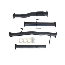 Mitsubishi Triton MQ, Mr 2.4L 4N15 1/2015>3" # Dpf # Back Carbon Offroad Exhaust With Pipe Only