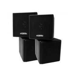 Majestic SP5000WB Black High Quality Cube speakers sophisticated design internal
