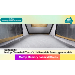 Motop Memory Foam Mattress For Clamshell Motop 120 - 60Mm
