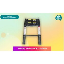 Motop Telescopic Ladder 2.6M - Wide Foot