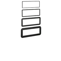 Universal Trim Rings (4) .125/.250/.500/.750 Inch (Sd)