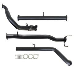 Mazda BT-50 Un 2.5L & 3.0L 07 - 11 Manual 3" Turbo Back Carbon Offroad Exhaust Pipe Only