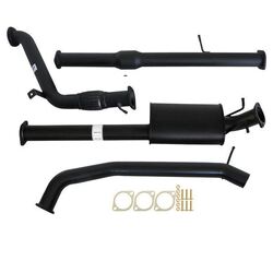 Mazda BT-50 Up, Ur 3.2L 2011 - 9/2016 3" Turbo Back Carbon Offroad Exhaust With Muffler And Cat