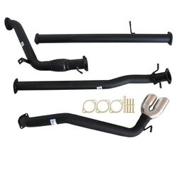 Mazda BT-50 Up, Ur 9/2011 - 9/2016 3" Turbo Back Carbon Offroad Exhaust Pipe Only Side Exit Tailpipe