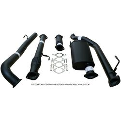 Mazda BT-50 Ur 3.2Lt 10/2016>3" # Dpf # Back Carbon Offroad Exhaust With Muffler Only