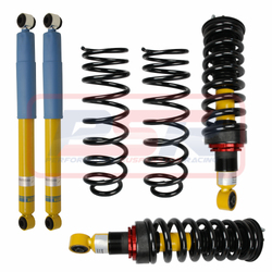 Performance Suspension Racing Nissan Navara NP300 Coil Rear Bilstein 2" Lift Kit (1" Rear)