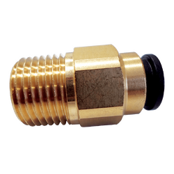 12mm JG Brass Push-On, to 1/2 Inch Male NPT, Suit Suburban/Atwood HWS