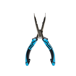 Nomad Design Stainless Pliers - Blue/Black - 6" Bent Nose