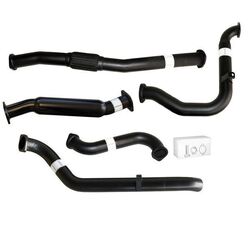 Nissan Patrol GU Y61 3.0L 2000 -2016 Ute, Wagon 3" Turbo Back Carbon Offroad Exhaust With Hotdog Only - No Cat