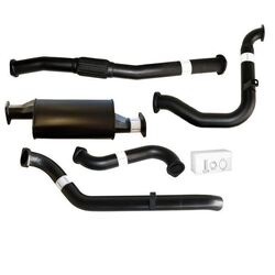Nissan Patrol GU Y61 3.0L 2000 -2016 Ute, Wagon 3" Turbo Back Carbon Offroad Exhaust With Muffler Only - No Cat