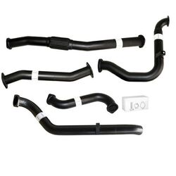 Nissan Patrol GU Y61 3.0L 2000 -2016 Ute, Wagon 3" Turbo Back Carbon Offroad Exhaust With Pipe Only