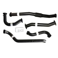 Nissan Patrol Gu 4.2L Td42-T 96-2006 Ute Coil & Leaf Spring 3" Turbo Back Carbon Offroad Exhaust With Pipe Only