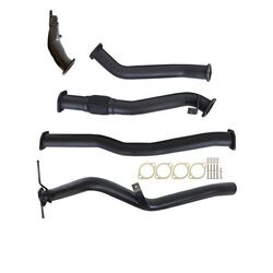 Nissan Navara D22 2.5L Yd25 07 - 15 3" Turbo Back Carbon Offroad Exhaust System With Pipe Only