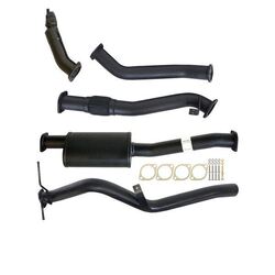 Nissan Navara D22 3.0L Zd30-T 01 - 06 3" Turbo Back Carbon Offroad Exhaust System With Muffler No Cat