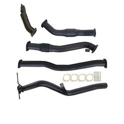 Nissan Navara D22 3.0L Zd30-T 01 - 06 3" Turbo Back Carbon Offroad Exhaust System With Cat No Muffler