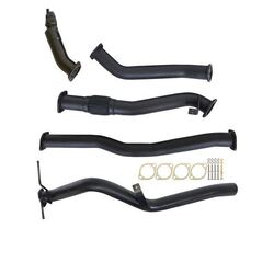 Nissan Navara D22 3.0L Zd30-T 01 - 06 3" Turbo Back Carbon Offroad Exhaust System With Pipe Only