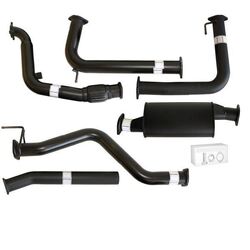 Nissan Navara D40 Manual 2.5L Yd25D 07 - 16 3" Turbo Back Carbon Offroad Exhaust With Muffler No Cat