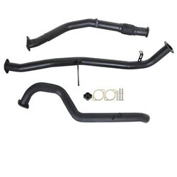 Nissan Patrol GU Y61 2.8L 1997 -2000 Wagon 3" Turbo Back Carbon Offroad Exhaust With Pipe Only