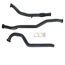 Nissan Patrol GQ Y60 2.8L 1997 -2000 Wagon 3" Turbo Back Carbon Offroad Exhaust With Pipe Only