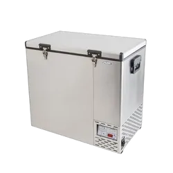 National Luna 125lt Fridge Stainless Steel