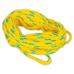 O'Brien 2 Person Floating Tube Rope Yellow/Aqua