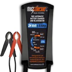Ozcharge 24V 6 Amp Battery Charger & Maintainer