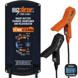 Ozcharge 12V 12A Battery Charger Pro + Lithium