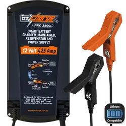 Ozcharge 12V 25A Battery Charger, Maintainer & Power Supply Pro + Lithium