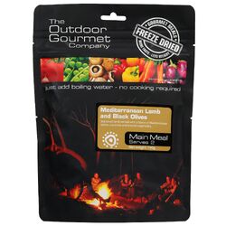 OUTDOOR GOURMET Mediterranean Lamb With Black Olives