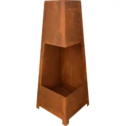 Wildtrak Fire Place Tardis Sq Rustic 38 X 38 X 100Cm