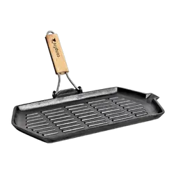 Campfire Cast Iron Rectangle Frypan