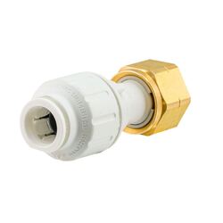 JG Watermark Straight Tap Connector 12mm Push On to 1/2 Inch Female BSP