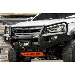 Piak Elite No Loop To Suit Hilux 2020 Onwards With Orange Recovery Points and Orange Under Body Protection