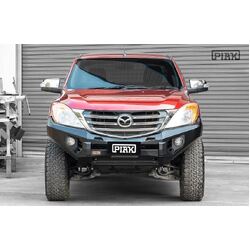 Piak Elite No Loop Bar To Suit Mazda BT50 2012 With Black Recovery Points and Orange Under Body Protection 