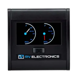RV Electronics Programable LCD Double Tank + Voltmeter