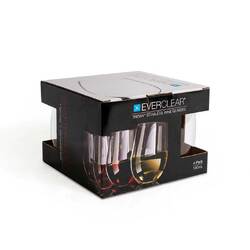 Everclear Tritan 590ml Stemless Red Wine Glass - 4 Pack 