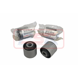 Performance Suspension Racing Genuine Rubber Rear Lower Trailing Arm Bush Set 48702-60040 to suit Toyota Landcruiser