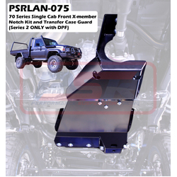 Performance Suspension Racing Single Cab Front X-member Notch Kit and Transfer Case Guard Kit (Series 2 ONLY with DPF) to suit Toyota Landcruiser 70 S