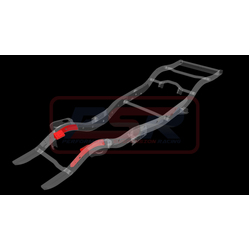 Performance Suspension Racing Nissan Patrol GQ-GU Chassis Side Weld On HD Engine Mounts (Suits OE 4 bolt mount only or HD engine mount)