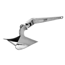Viper Polished Stainless Steel Plough Anchor