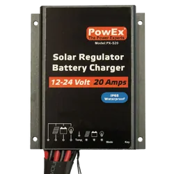 Ozcharge 12/24V 20 Amp Solar Charger With Load Control - Ip68 Waterproof