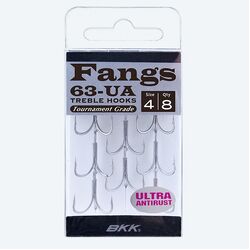 BKK Fangs-63 UA Treble Hooks Hooks