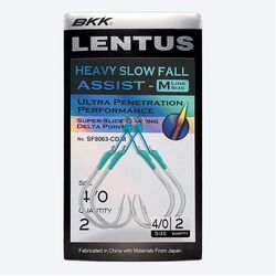 BKK SF Lentus Assist Hooks - M - 2 double Per Pack