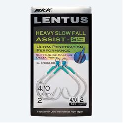 BKK SF Lentus Assist Hooks -S - 2 double Per Pack