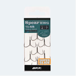 BKK Spear EWG-71 SS Treble Hooks Hooks