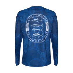 Nomad Design Tech Fishing Shirt Marine Camo - Marine Camo