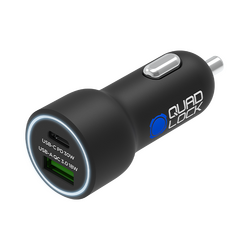 Quad Lock 360 Accessory - Dual Usb 12v Car Charger