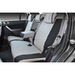 Rear 60/40 Split Bench (2 Head Rests) (Mto) Msa Premium Canvas Seat Covers To Suit Colorado Rg / Lx / Lt / Ltz 06/12 To 11/13